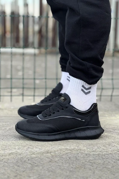 Wagoon WG062 Kömür Triko Erkek Spor Ayakkabı - Resim 3