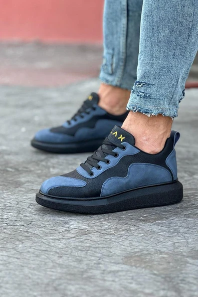 Wagoon WG301 Kömür Mavi Erkek Casual Ayakkabı ürün görseli