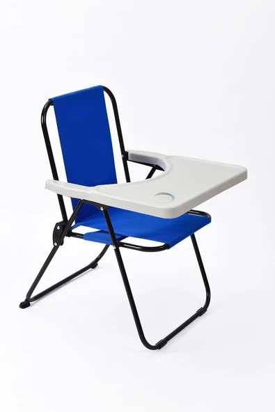 EXENT 2–6 Yaş, Oyun Aktivite Masası, Çocuk Sandalyesi ve Masası Tak-Çıkar Masa-MAVİ - Resim 3