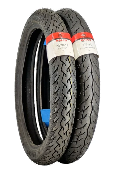 RALCO TYRES Honda Cbf 150/cb 125e, Küba Tk03, Mondial, Kanuni, 275-18 Ve 90/90-18 Tl Dubleks Lastik Set ürün görseli 1