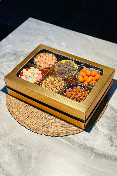 Hediyelik Karışık Lüx Leblebi Kutusu 440 gr -04 - Resim 4