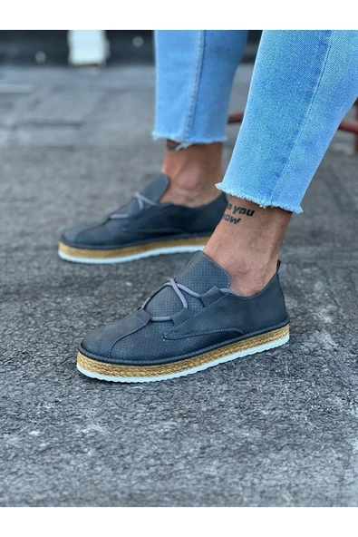 Wagoon WG015 Gri Erkek Casual Ayakkabı - Resim 3