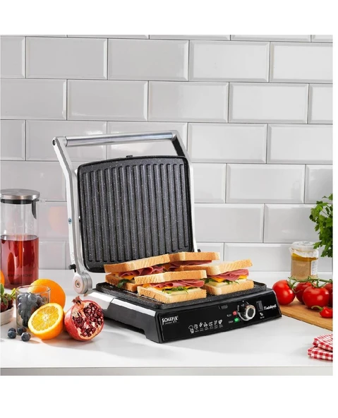 Schafer Concept Grill Izgara Ve Tost Makinesi-inox ürün görseli