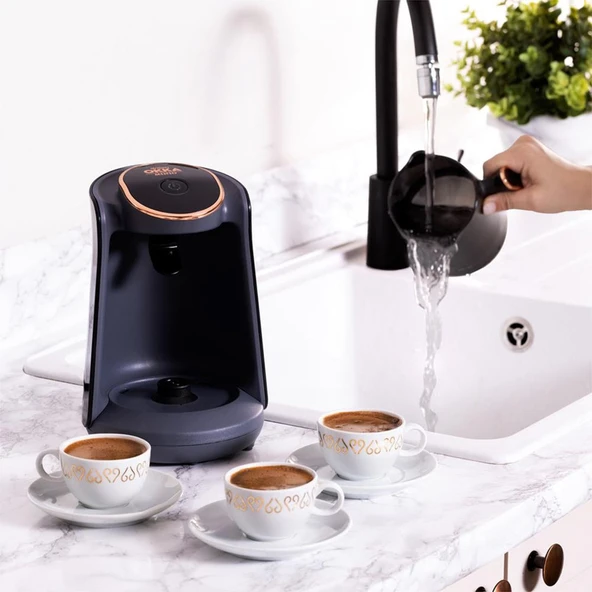 Arzum Okka Minio Türk Kahvesi Makinesi Bakır - Resim 2