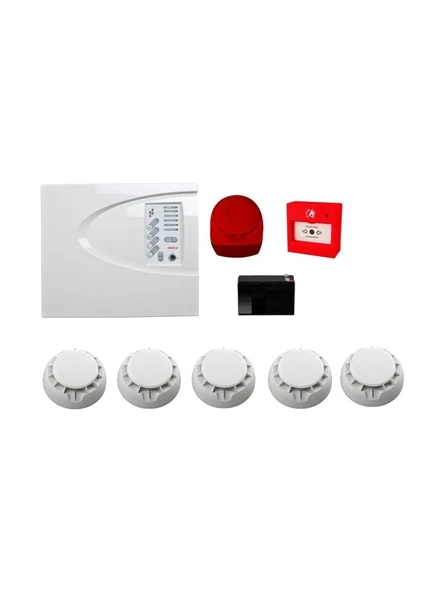 Teletek Konvansiyonel Sistem Yangın Alarm Seti 5 Li ürün görseli
