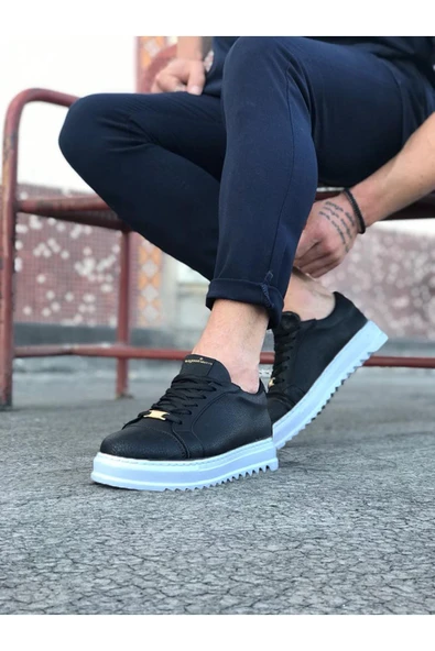 Wagoon WG025 Siyah Erkek Casual Ayakkabı - Resim 2