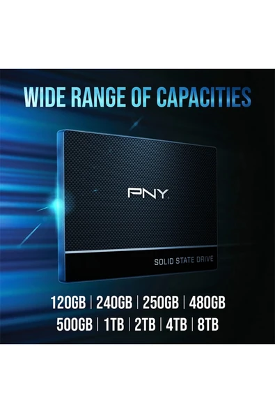 PNY CS900 250GB 535/500MB/s 2,5" SATA3 SSD (SSD7CS900-250-RB) - Resim 5
