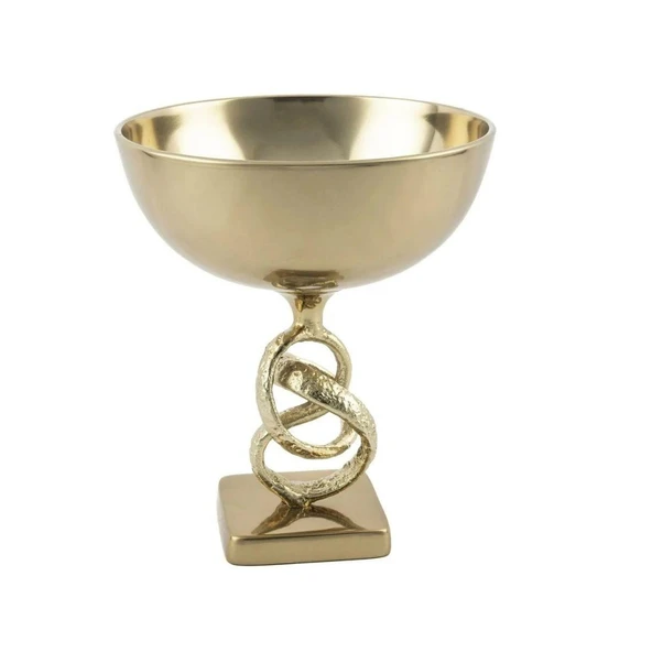 Mikasa Moor Antik Gold Ayaklı Metal Kase 25x29cm ürün görseli