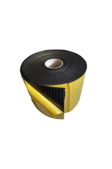 Araç Oto Ses Isı Yalıtım Malzemesi Flexi Kauçuk Sünger Yapışkanlı 6mm Kalın 10cmx10mt ürün görseli