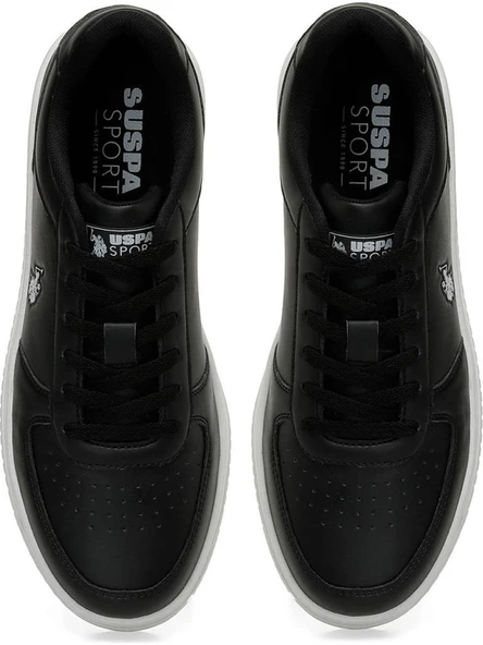 U.S.POLO ASSN.ROBERT 4FX SİYAH BEYAZ COMFORT CASUAL SPOR AYAKKABISI - Resim 6