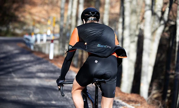 Santini GUARD NIMBUS Su Geçirmez Rüzgarlık Yağmurluk Yelek 1W55175GUARDNIMB - Resim 7