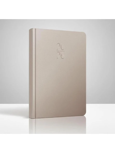 Gıpta 2026 Eko 20X28 cm Ciltli Haftalık Ajanda 122-ECK Gri ürün görseli