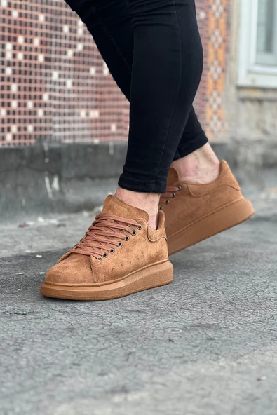 Wagoon WG096 Taba Süet Günlük Erkek Casual Ayakkabı - Resim 3