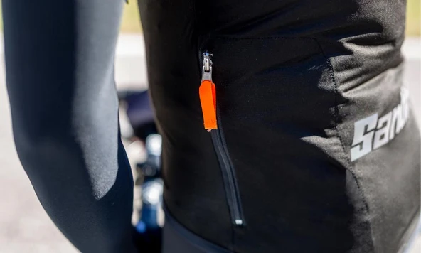 Santini GUARD NIMBUS Su Geçirmez Rüzgarlık Yağmurluk Yelek 1W55175GUARDNIMB - Resim 6