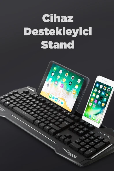 Rampage Kb-r63 Stage Rainbow Rgb Aydınlatmalı Makrolu Gaming Oyuncu Klavyesi - Resim 5