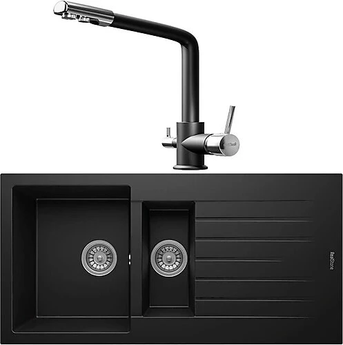 Real Stone P005 Siyah-Real Stone BT001 Abant Arıtmalı Siyah Batarya ürün görseli