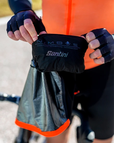 Santini GUARD NIMBUS Su Geçirmez Rüzgarlık Yağmurluk Yelek 1W55175GUARDNIMB - Resim 5