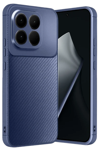 Xiaomi Mi 15T Kılıf Karbon Görünümlü Silikon Azn-Negro ürün görseli 1