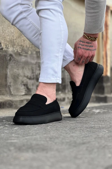 Wagoon WG161 Kömür Süet Erkek Casual Ayakkabı - Resim 3