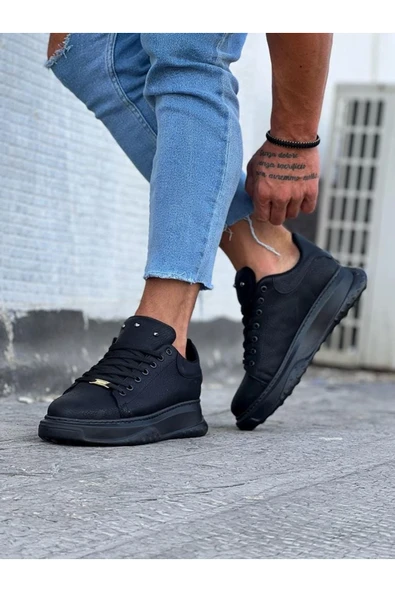 Wagoon WG501 Kömür Erkek Yüksek Taban Ayakkabı - Resim 3