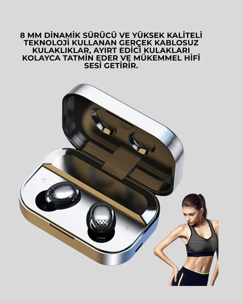 Gürültü Engelleyici Bluetooth Kulaklık – Akıllı Ekranlı, HiFi Ses Kalitesi - Resim 2