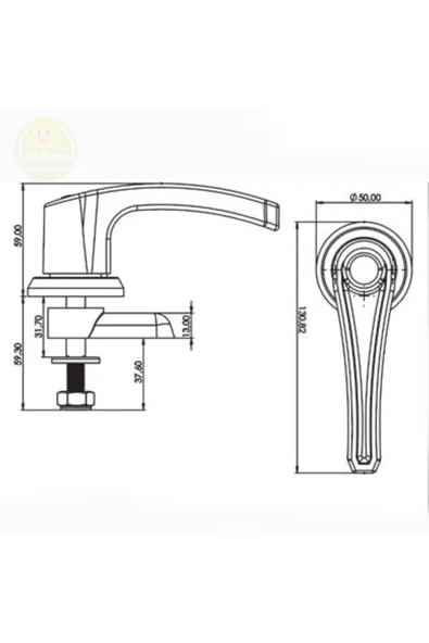 Kuluçka Makinası Kapı Kolu - Resim 3