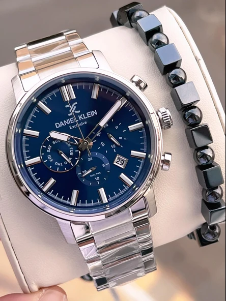 Daniel Klein İç Fonksiyonları Aktif 30 Mt Suya Dayanıklı 2 Yıl Garantili Erkek Kol Saati FG.14230.3 ürün görseli