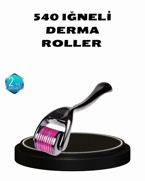 Derma Roller Titanyum İğneli Cilt Yenileyici – Akne, Kırışıklık ve Leke Karşıtı ürün görseli