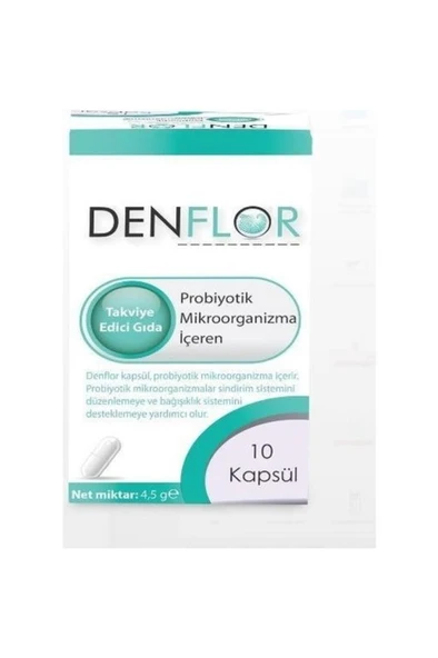Denflor Probiyotik 10 Kapsül (SKT:06/2028) ürün görseli