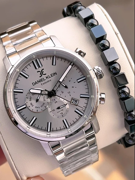 Daniel Klein İç Fonksiyonları Aktif 30 Mt Suya Dayanıklı 2 Yıl Garantili Erkek Kol Saati FG.14230.1 ürün görseli