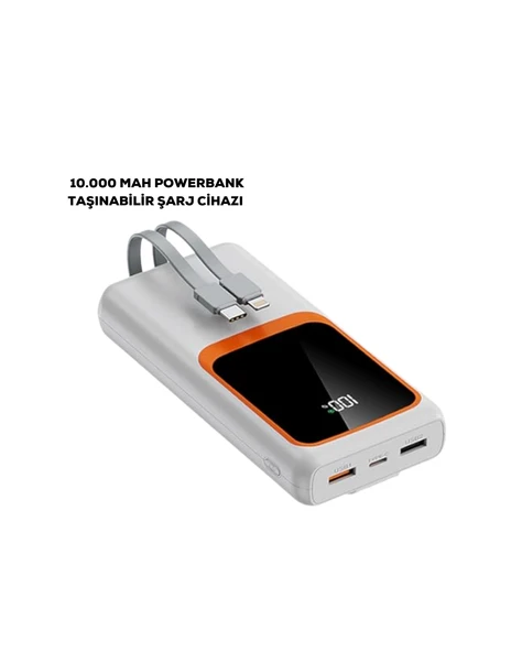 10000 mAh Taşınabilir Şarj Cihazı – Hızlı Şarj, Hafif ve Dayanıklı Tasarım ürün görseli 1