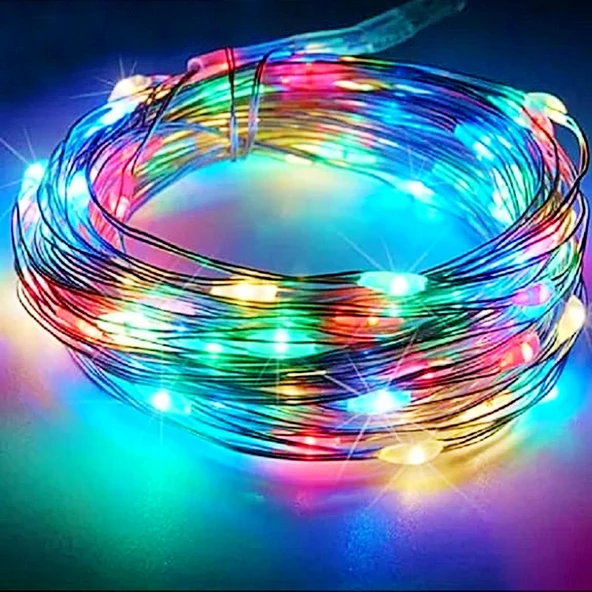 Kızılkaya Ledlight 3 mt 2 Pilli Renkli Peri Led Işık ürün görseli