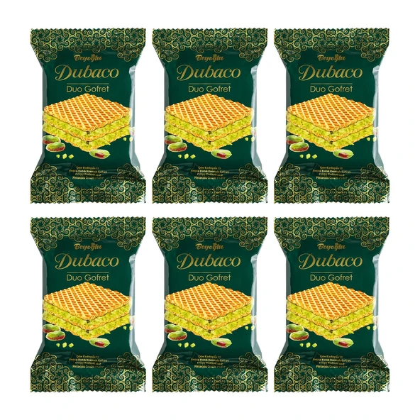 Beyoğlu Dubai Duo Gofret 36 gr x 6 Adet ürün görseli