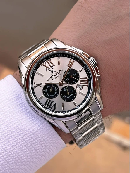 Daniel Klein İç Fonksiyonları Aktif 30 Mt Suya Dayanıklı 2 Yıl Garantili Erkek Kol Saati FG.14222.6 - Resim 3