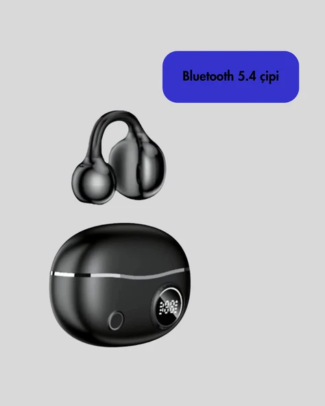 Açık Kulak Tasarımlı Bluetooth 5.4 Kablosuz Kulaklık – Uzun Pil Ömrü - Resim 3