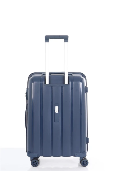 MÇS 305 İKİLİ SET POLİPROPİLEN KIRILMAZ VALİZ BÜYÜK ORTA - Resim 11