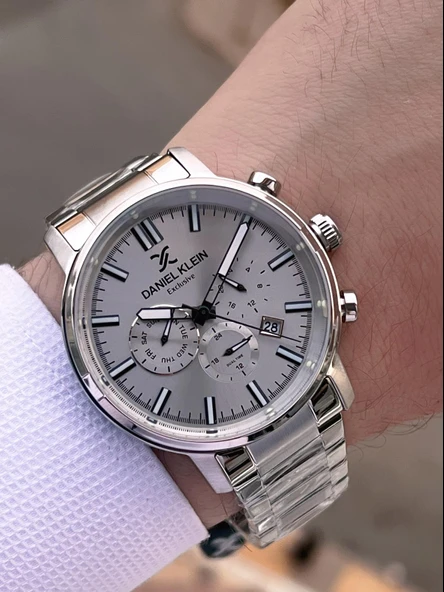 Daniel Klein İç Fonksiyonları Aktif 30 Mt Suya Dayanıklı 2 Yıl Garantili Erkek Kol Saati FG.14230.1 - Resim 3