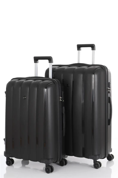 MÇS 305 İKİLİ SET POLİPROPİLEN KIRILMAZ VALİZ BÜYÜK ORTA ürün görseli