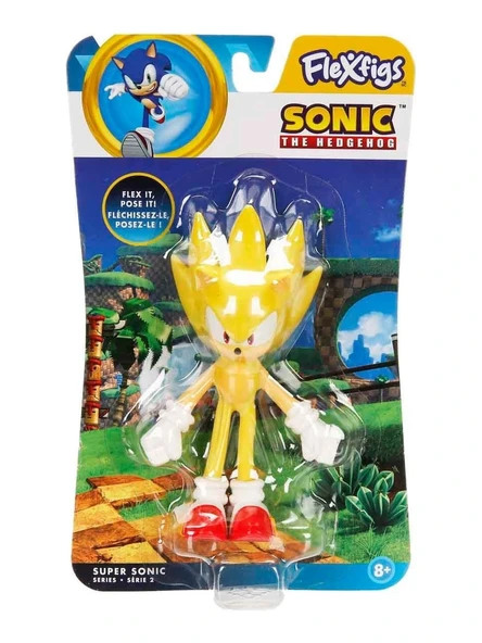 Sonic Aksiyon Figürü FLE03000 Flexfigs - Super Sonic - Resim 2