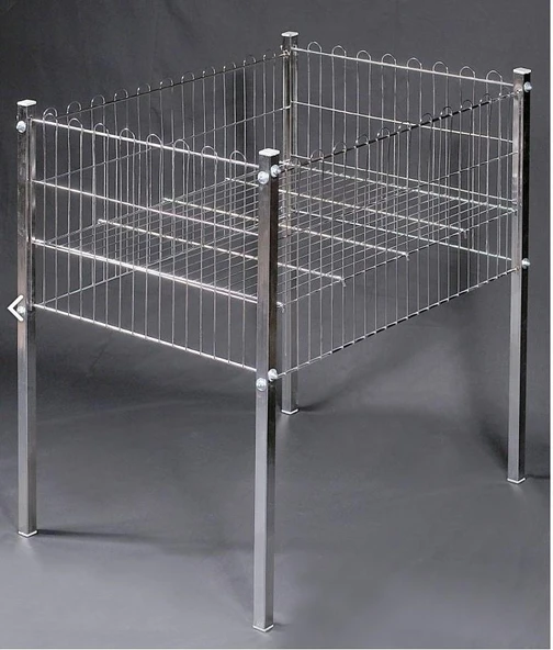 60x60 Cm (Krom Profil Ayaklı) Havuz Sepet - Market, Mağaza, Vitrin, Promosyon Havuz Sepeti - Resim 2