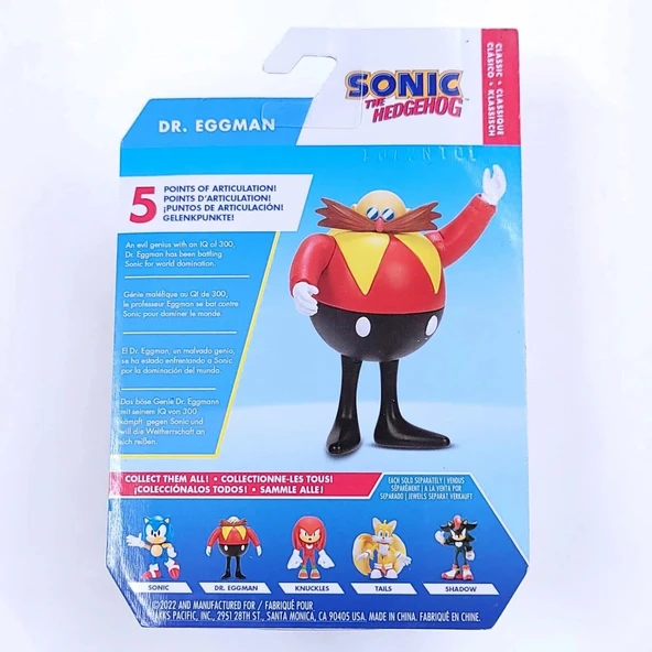 Sonic Aksiyon Figürü S19 - Eggman - Resim 2