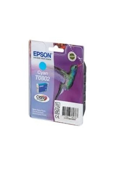 EPSON T0802 C13t08024020 Mavi Kartuş ürün görseli 1