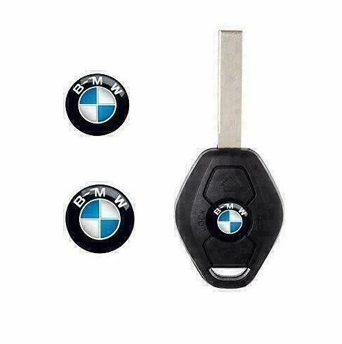 Bmw Uyumlu Anahtar Amblemi Logo 1 Adet 11 MM Damla Etiket A KALİTE - Resim 5
