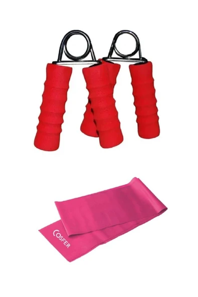 2'li Set El Parmak Kol Bilek Güçlendirme El Yayı Kas Germe Güçlendirme Egzersiz Spor Pilates Bandı ürün görseli