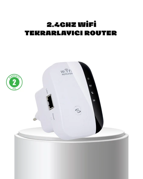 WiFi Sinyal Güçlendirici 2.4G Repeater Yüksek Çekim Kapasiteli ürün görseli