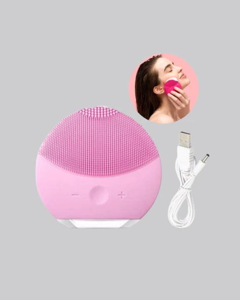 Cilt Dostu Silikon Yüz Masaj Ai – Hafif, Dayanıklı ve Su Geçirmez Tasarım - Resim 2