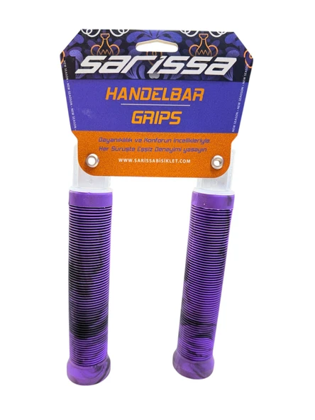 Mtb Bmx Dirt jump Freeride Elcik Silikon Bisiklet Elcik Kaymaz Yapı 160 mm Bisiklet Elciği Mor - Resim 2