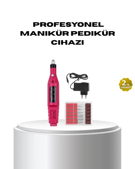 Profesyonel Tırnak Matkap Makinesi – USB Şarjlı, Ayarlanabilir Hız, Düşük Titreşimli ve Sessiz Çalışma ürün görseli