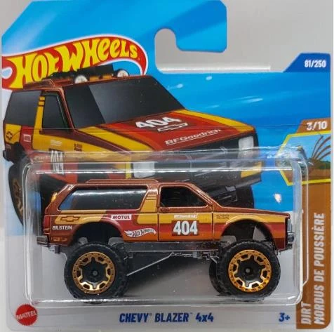 Hot Wheels Tekli Arabalar Chevy Blazer 4x4 JBB78 (Dirt) ürün görseli
