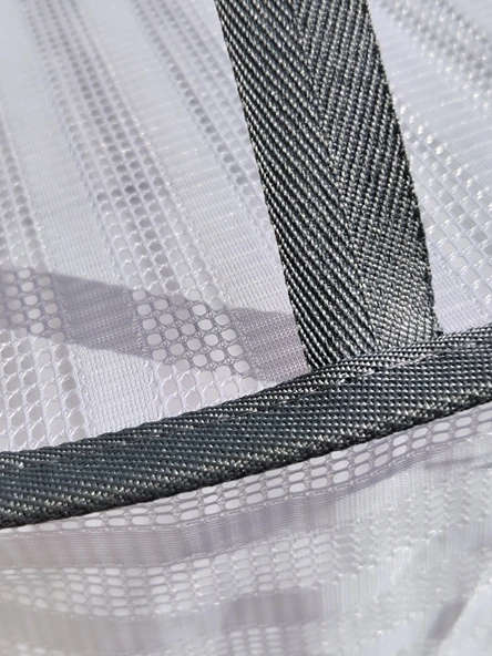 Dört Raflı Bölmeli Açık Havada Güneşte Bitki Meyve Sebze Çamaşır Kurutma Filesi Askısı Aparatı Aleti - Resim 7